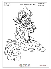 Winx Club Denizkızı boyama sayfaları